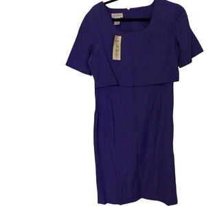 Jennifer James Blue Dress Size 8